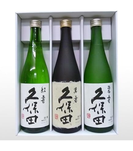 Amazon.co.jp: 久保田 飲み比べ ギフト720ml×3本【久保田百寿，久保田